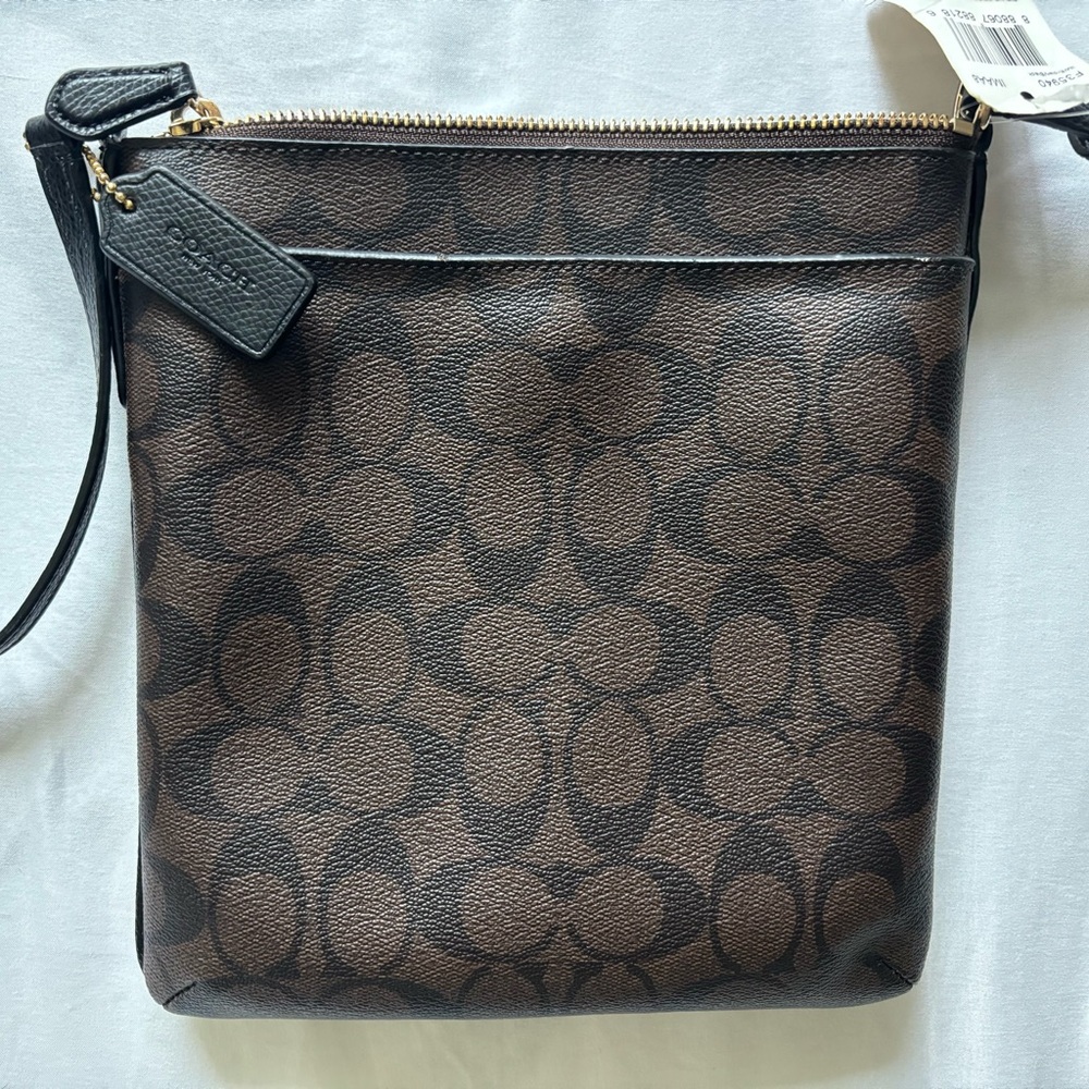 signature Coach crossbody bag